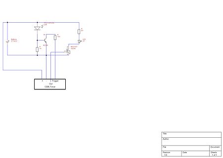 Schaltplan einer Lichtsteuerung mit LDR und MOSFET