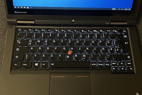 Tastatur eines Lenovo Yoga Laptops