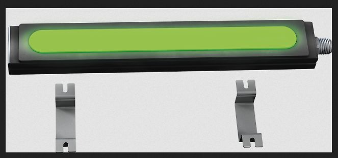 LED-Leiste mit Halterungen