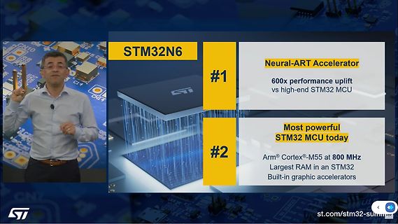 Präsentation des STM32N6 Mikrocontrollers