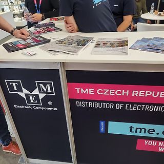 Messestand von TME Electronic Components