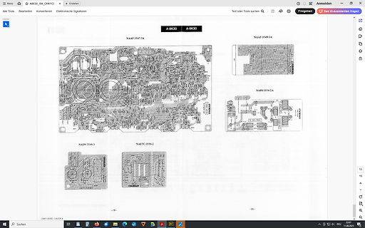 CAD-Layout von mehreren Leiterplatten-Ausschnitten