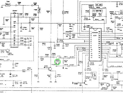 Schaltplan einer elektronischen Schaltung