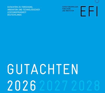 Titelbild eines Gutachtens der Expertenkommission Forschung und Innovation
