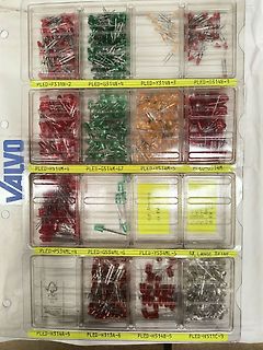 Sortimentsdose mit verschiedenen LEDs