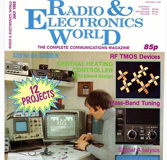 Cover der Zeitschrift Radio & Electronics World Juli 1983