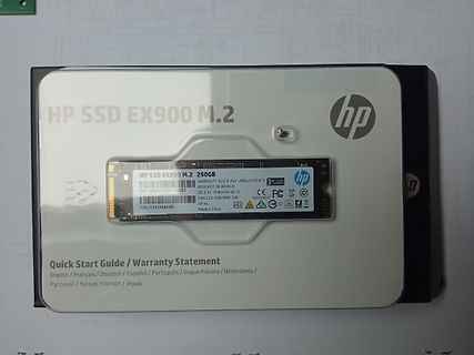 HP SSD EX900 M.2 in Verpackung