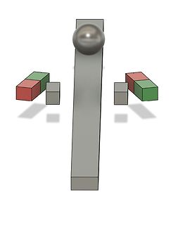 3D-Modell eines Pendels mit Blöcken