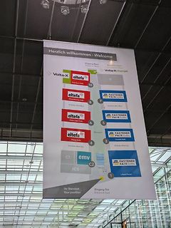 Orientierungstafel einer Messe