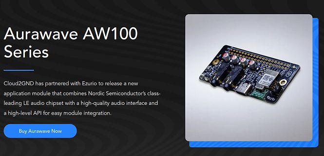 Werbebanner für Aurawave AW100 Series Modul