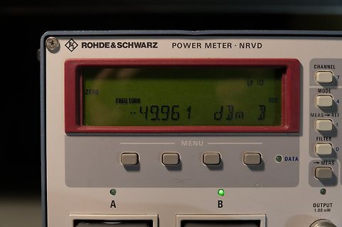 Rohde & Schwarz Leistungsmesser mit Display