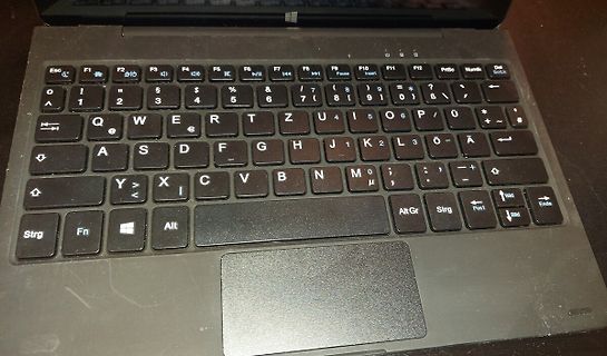 Tastatur eines Laptops