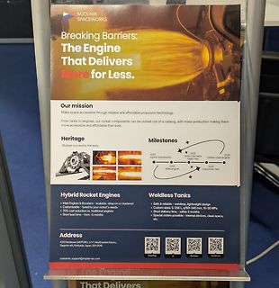 Werbeplakat von Mjolnir Spaceworks