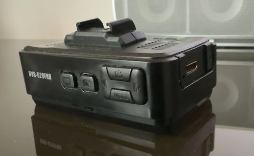Schwarzes DVR-620FHD Aufnahmegeraet