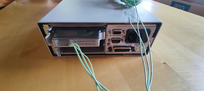 Agilent 34902A Channel Multiplexer Rückseite
