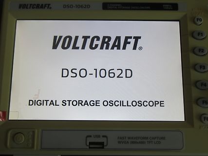 Voltcraft DSO-1062D Digital Storage Oscilloscope Display