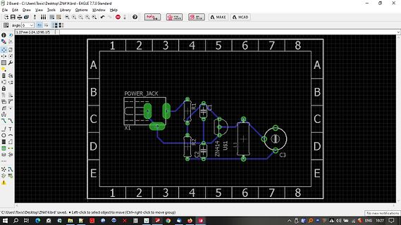 Schaltplan in Autodesk EAGLE