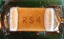 SMD-Bauteil auf Leiterplatte