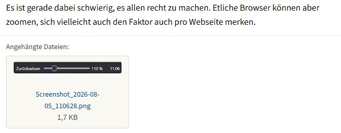 Screenshot eines Forenbeitrags mit Dateianhang