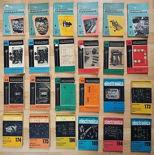 Sammlung alter Elektronik-Fachzeitschriften