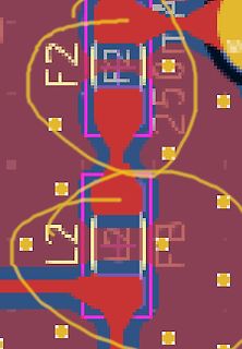 Ausschnitt eines PCB-Layouts