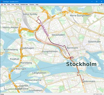 Google Maps Stadtplan von Stockholm