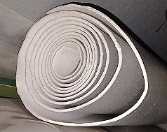 Gerollte Matte oder Isolationsmaterial
