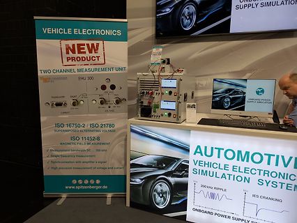 Messgerät und Werbebanner für Fahrzeug-Elektronik