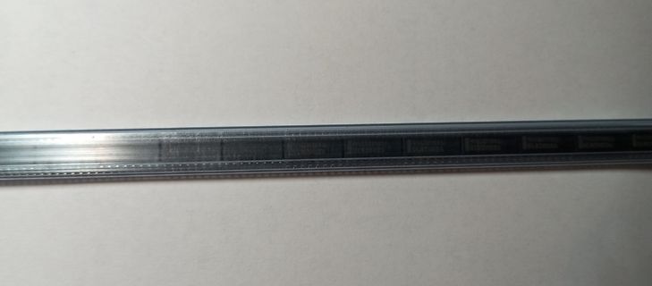 Nahaufnahme eines LED-Streifens
