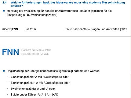 Präsentationsfolie zu Anforderungen an Messwerke