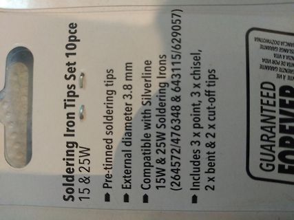 Verpackung eines Lötspitzen-Sets