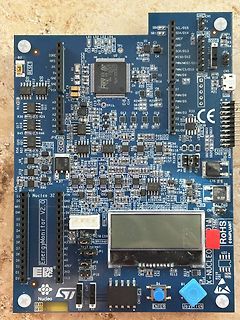 EnergyMonitor V2.0 Leiterplatte mit LCD und X-NUCLEO Anschluss