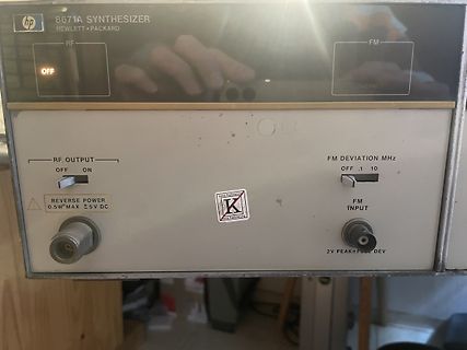 HP 8671A Synthesizer Frontplatte