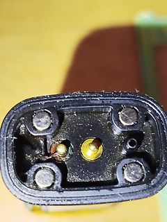 Nahaufnahme eines elektrischen Steckers