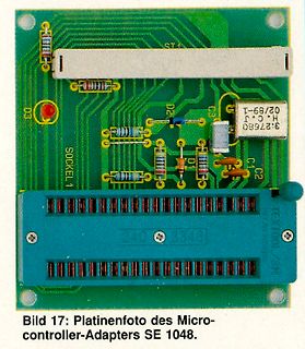 Microcontroller-Adapter SE 1048 Leiterplatte