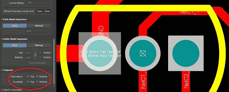 Ausschnitt eines PCB-Layout-Design-Programms