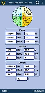 Rechner für Leistung, Spannung und Strom