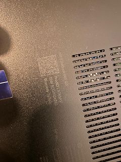 Typenschild eines HP EliteBook 840 G3