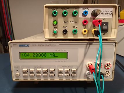 Präzisions-Stromquelle und Digitalmultimeter