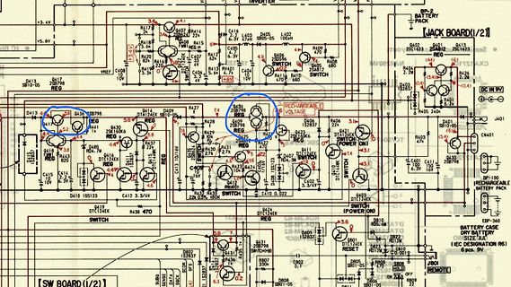 Schaltplan eines Akku-Management-Systems