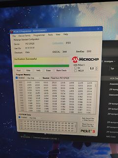 Software-Screenshot eines PICkit 3 Programmers