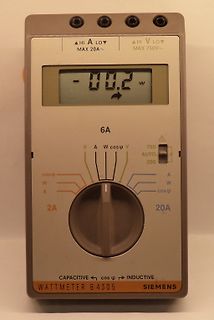 Siemens Wattmeter B4305