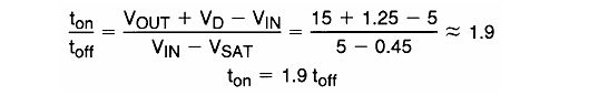 Mathematische Formel zur Berechnung des Tastverhältnisses