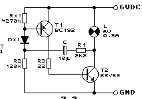 Schaltplan einer elektronischen Schaltung