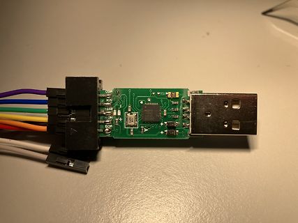 USB-Adapter mit Anschluss für Mikrocontroller