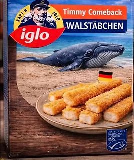 Meme mit Iglo Walstäbchen Packung