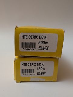 Verpackung von HTE CERIX T/C K Heizelementen
