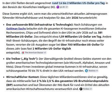 Text über KI-Investitionen in den USA