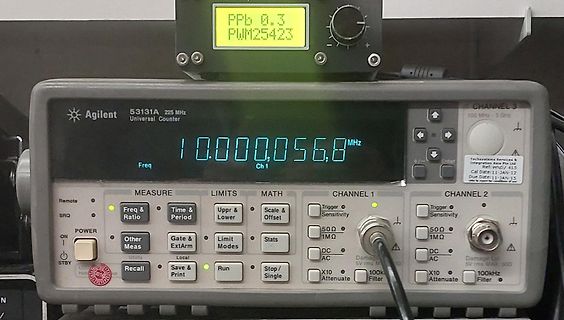 Agilent 53131A Universal Counter Messwert