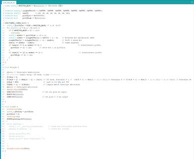 C++ Quellcode für Mikrocontroller